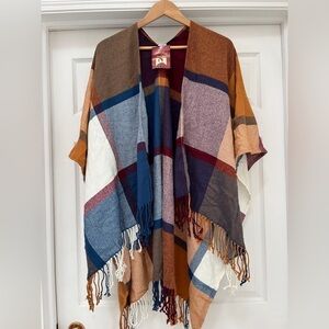 NWT Faded Glory blanket scarf,  wrap , one size